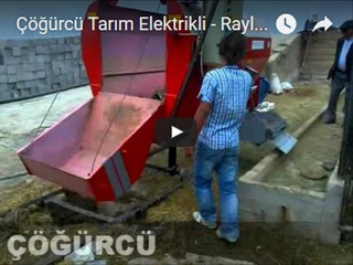 Çöğürcü Tarım Elektrikli - Raylı Yem Karma