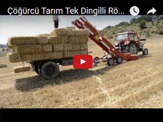 Tek Dingilli Römorka Yükleme Makinası